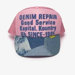 KAPITAL Denim Re-Construct Trucker Cap